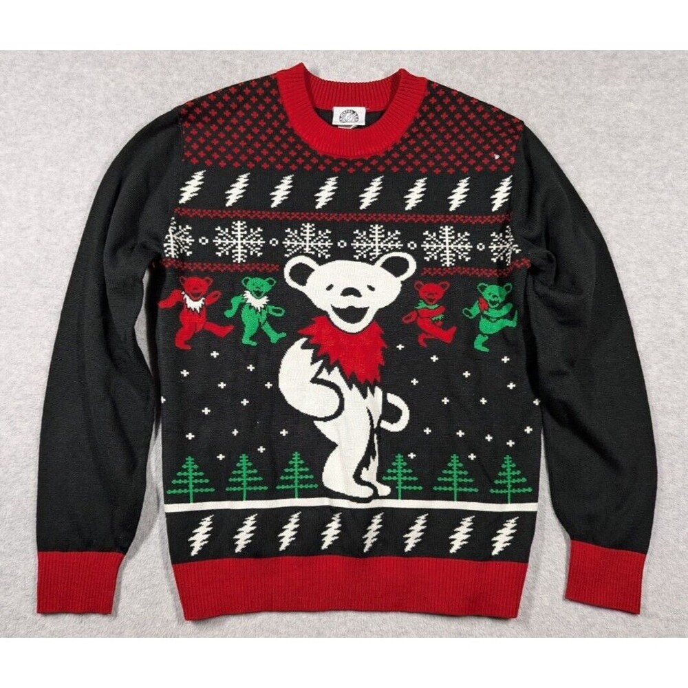 Grateful Dead Christmas Sweater. Ripple Junction. Festive and fabulous!